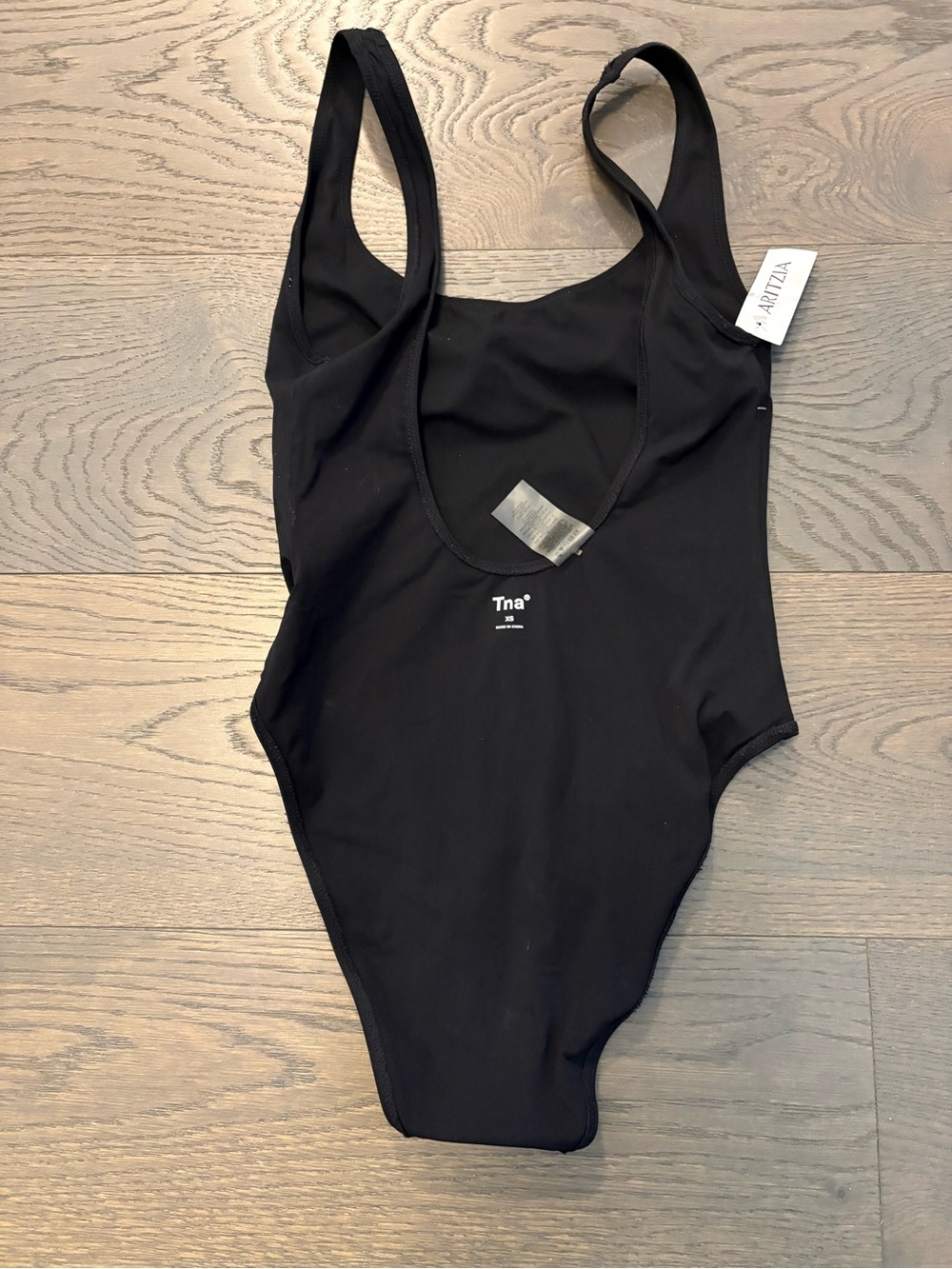 Aritzia TNA girls black swimsuit NWT sz XS ret $115